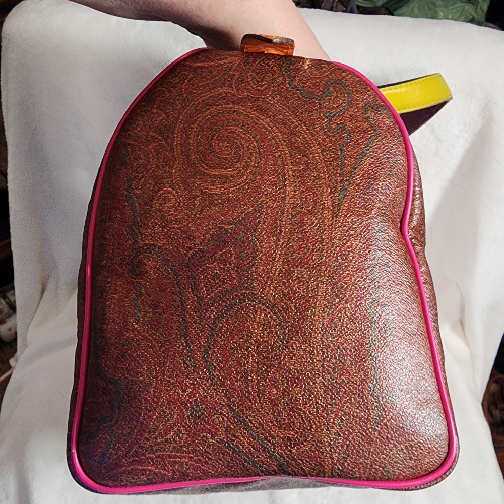 Etro Boston Bag WITH Lock and Key - Picture 9 of 16